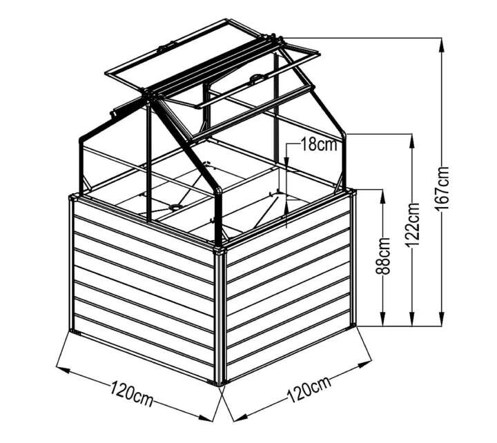 WESTMANN Hochbeet Store & Grow